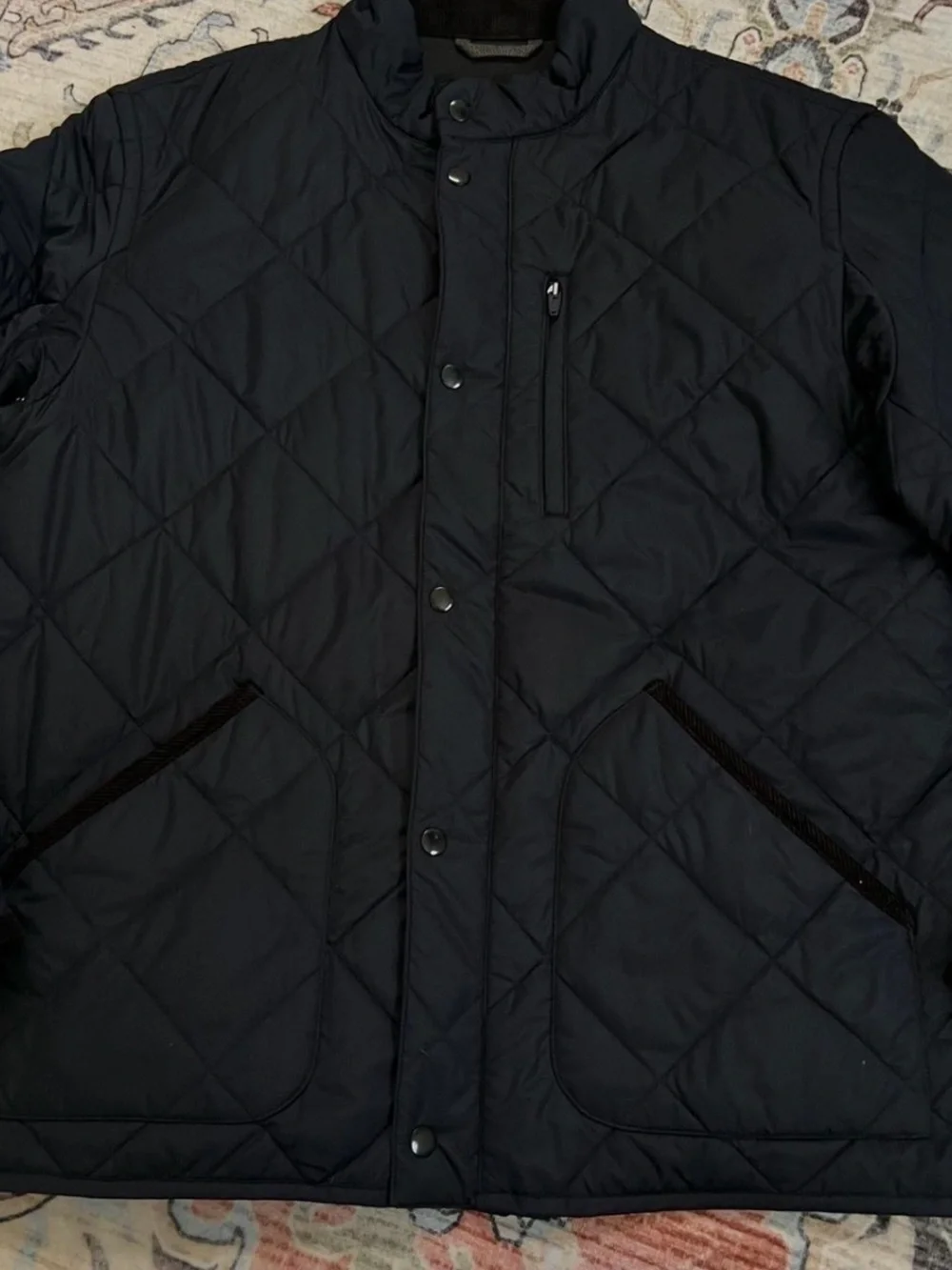 J. Crew navy blue Quilted Lightweight Jacket